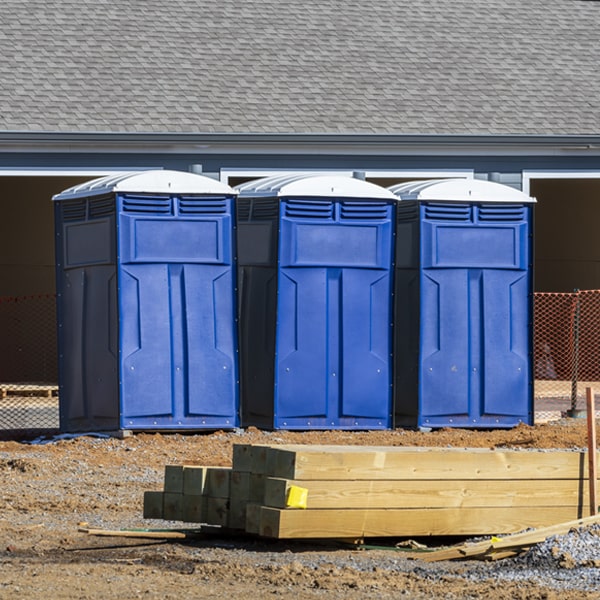 what is the expected delivery and pickup timeframe for the porta potties in Beaumont